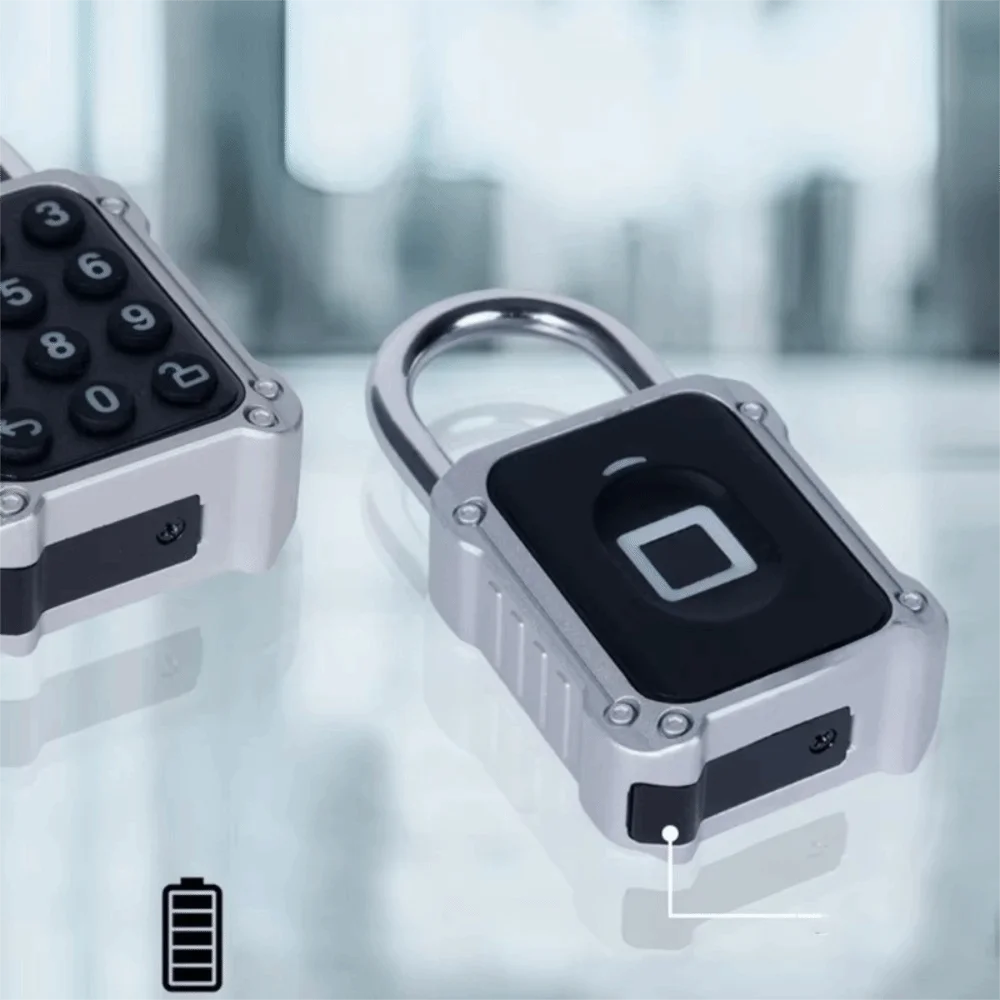 

Умный дверной замок с распознаванием отпечатков пальцев, Bluetooth, из цинкового сплава, с поддержкой приложения Tuya, водонепроницаемый (IPX5), цифровой замок для багажа