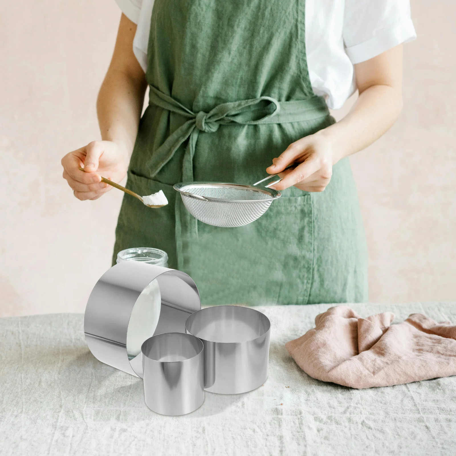 

3 шт., форма для мусса из нержавеющей стали, высота 10 см, эстетические торты, универсальные случаи, семейные собрания, свадьбы