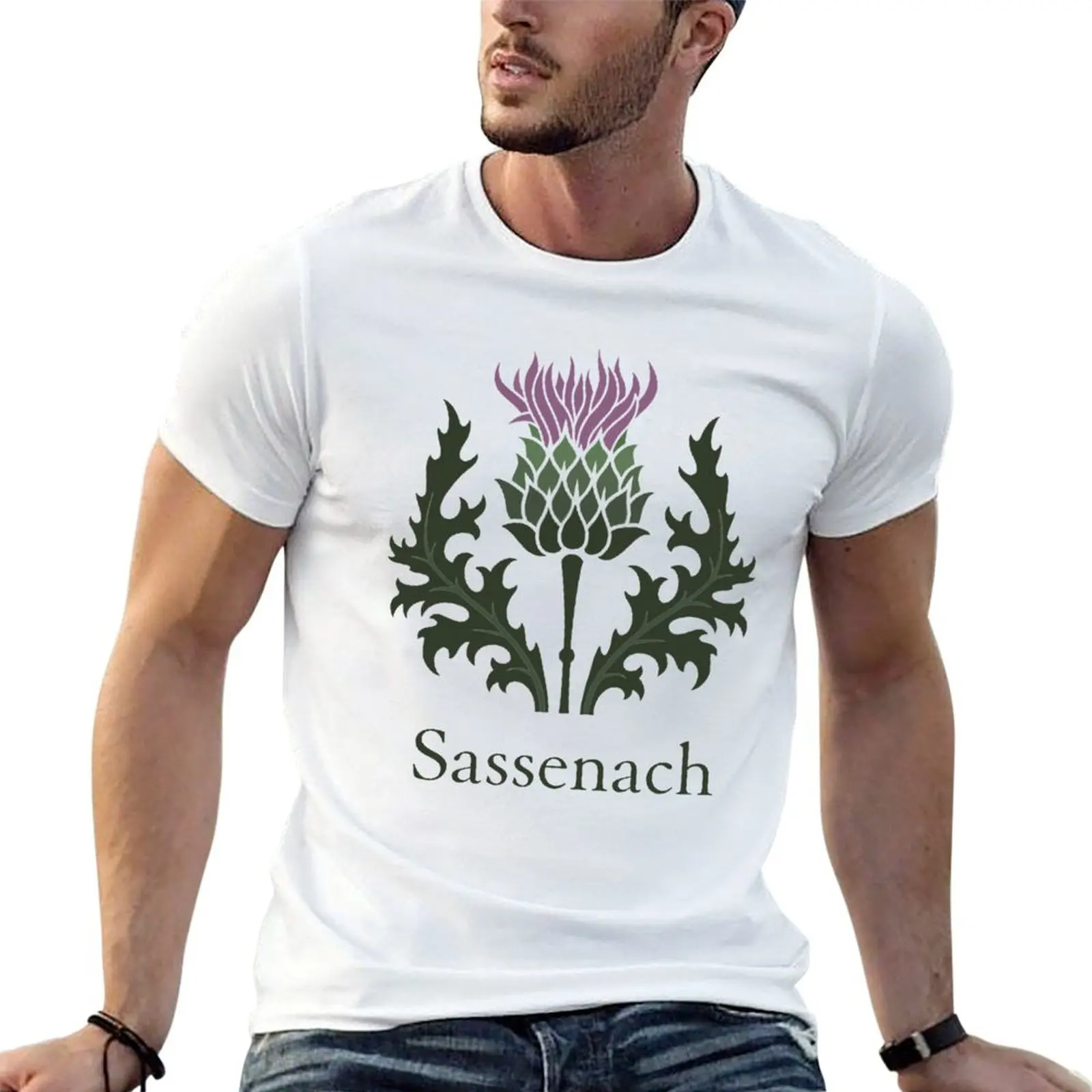 

pack Flower cotton t Sassenach cotton shirt Scottish of shirts T-Shirt Scotland funny t Thistle
