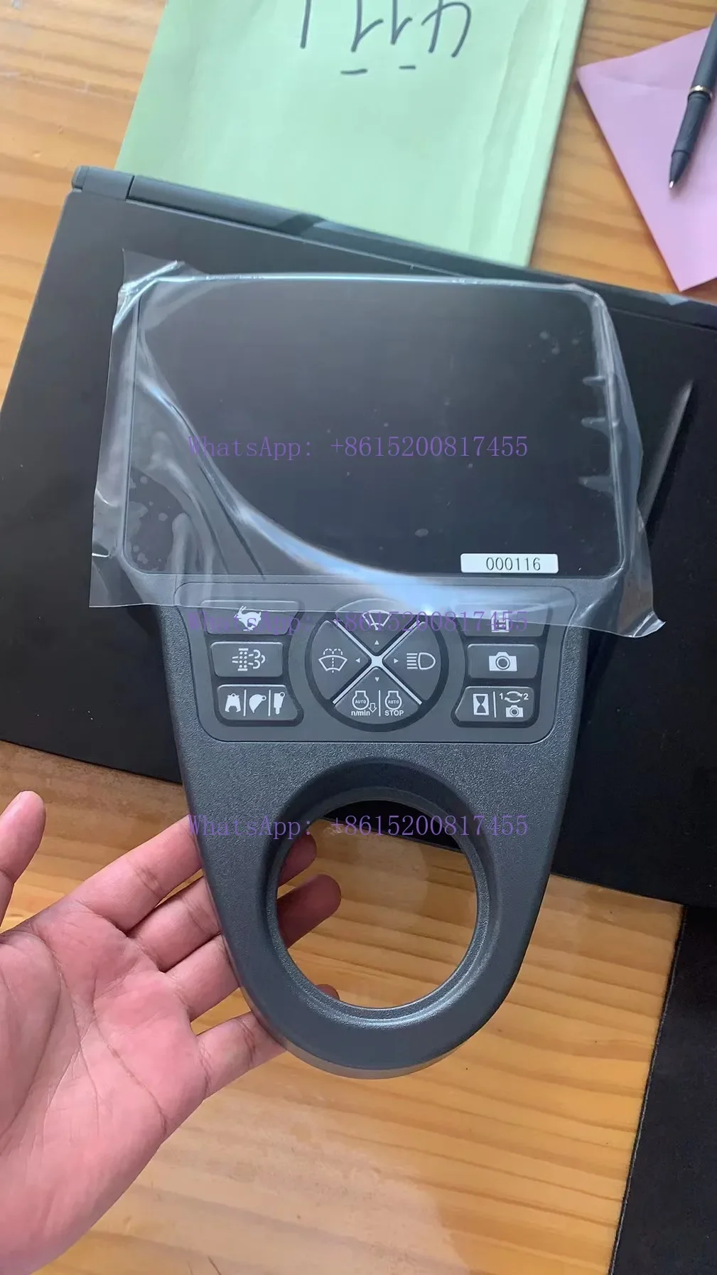 Original excavator accessory SH-A6 A7 LCD screen display assembly KHR41502 KHR69330