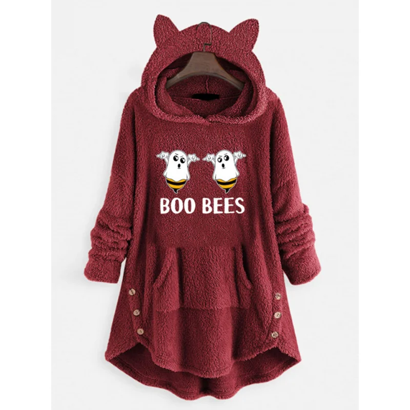 

2025 Autumn and Winter Women's Hooded Sweatshirt Long Sleeve Double-Sided Fleece Plus Size Jacket
