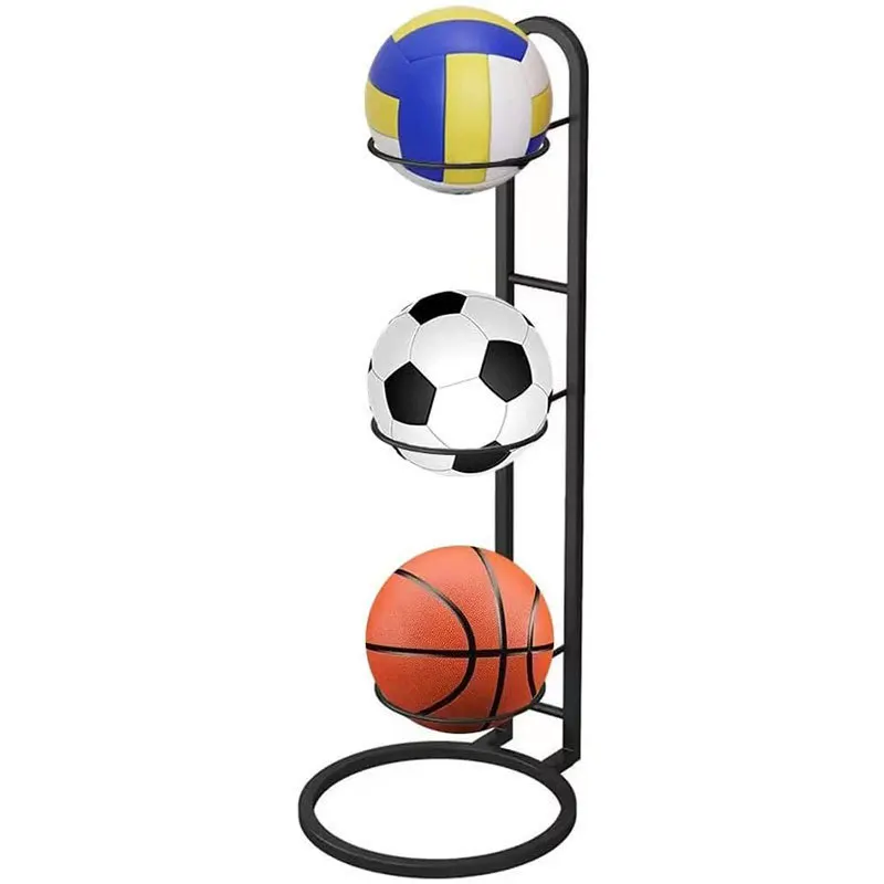 

Metal Ball Storage Rack Gym Ball Display Rack School Basketball Football Volleyball Storage Rack