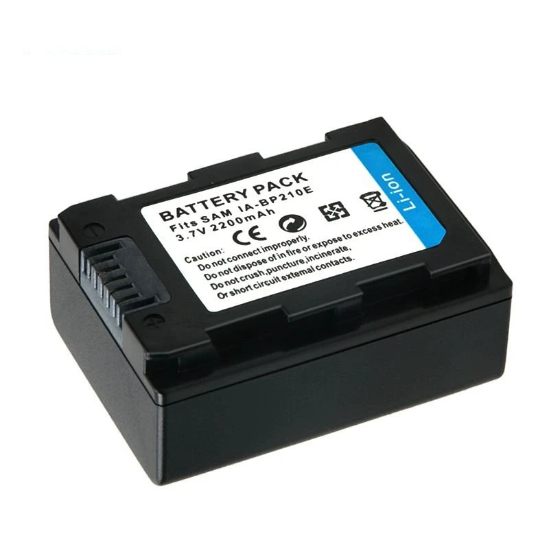 IA-BP210E SMX-F44 F50 F70 HMX-H300 H200 Camera Lithium Battery Pack