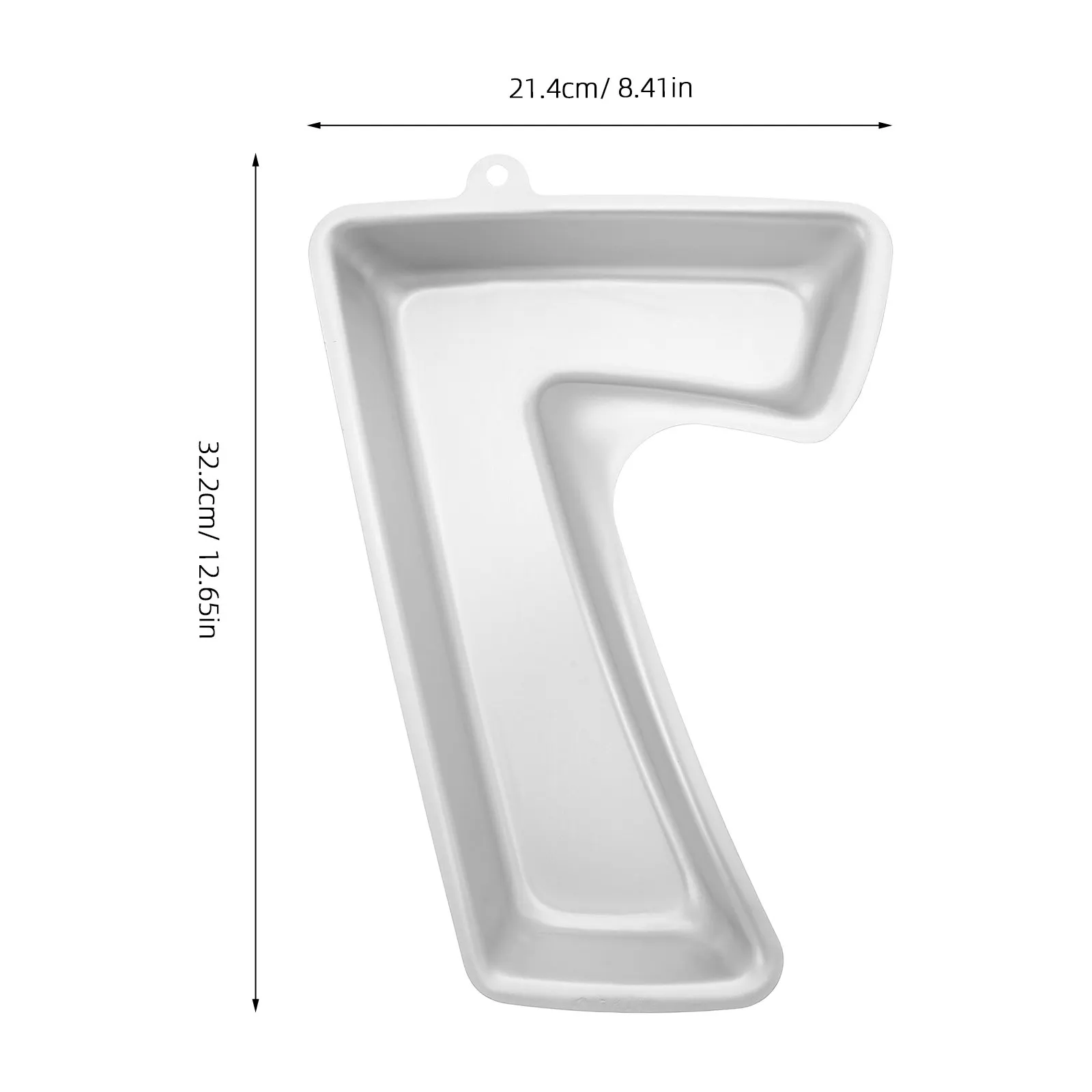 Aluminum Number 7 Cake Mold – Non-Stick Shaped Baking Pan for Birthday, Wedding & Anniversary Cakes