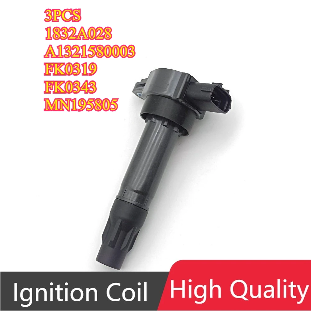 

3Pcs A1321580003 FK0319 1832A028 1321580003 MN195805 FK0343 Ignition Coil For Mercedes-Benz Smart Fortwo W/A451 1.0T/L