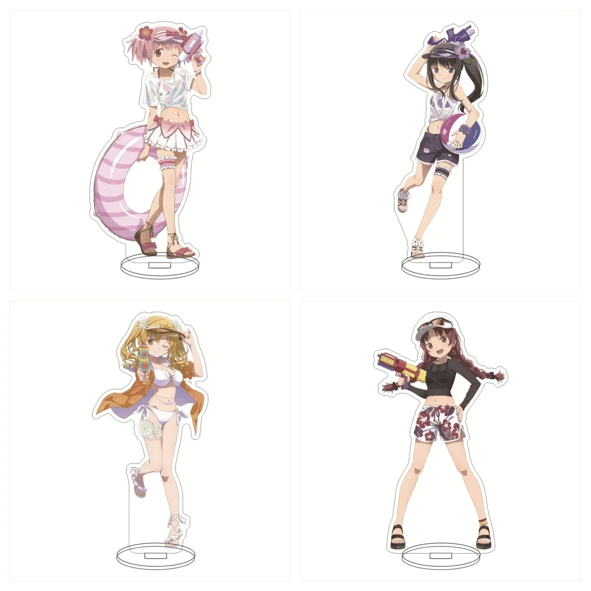 

Hot Anime Puella Magi Madoka Magica Stand Model Cosplay Characters Acrylic Goods Collection Ornament Accessories Gifts 15CM