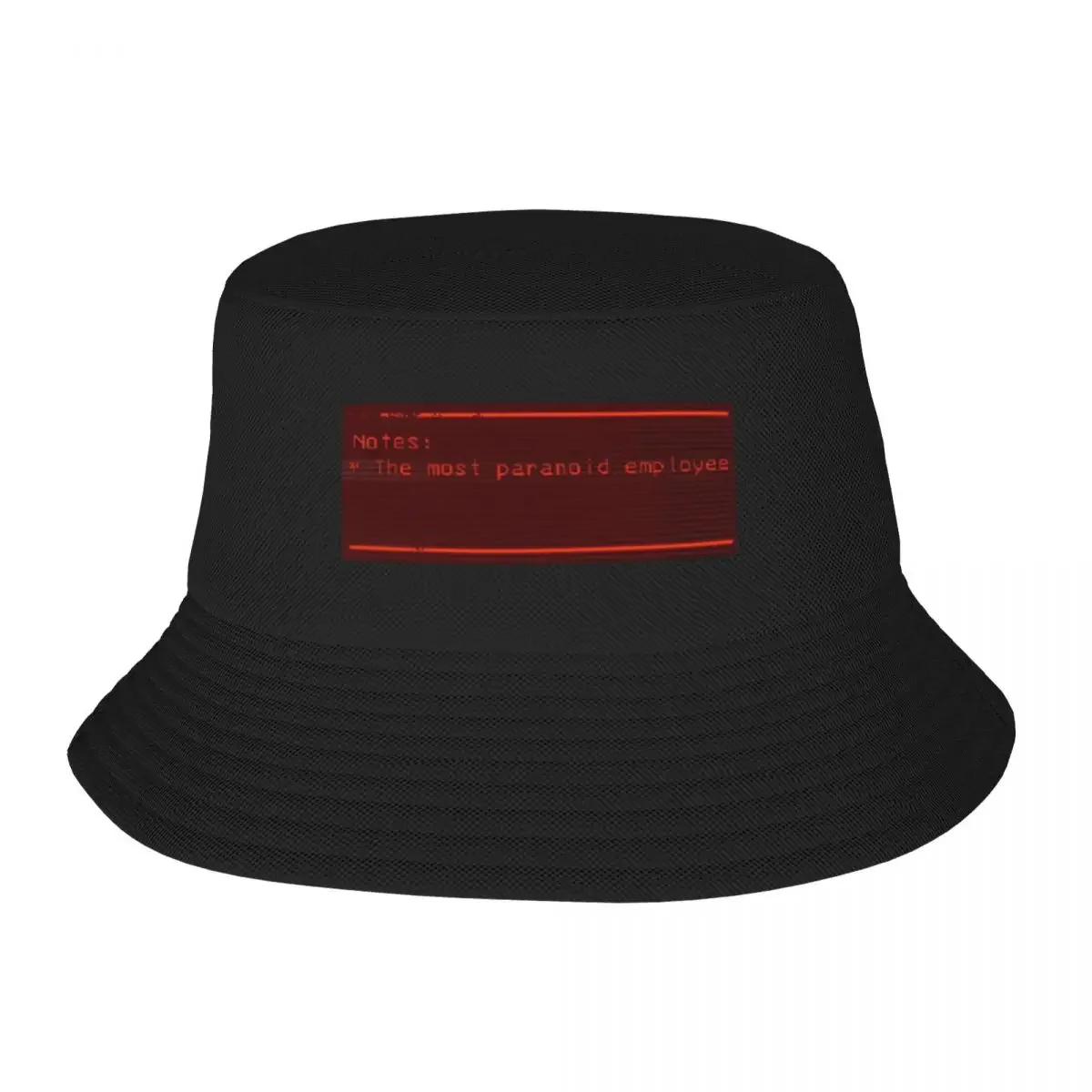 

Lethal Company, Notes: Paranoid Bucket Hat Golf Wear Snap Back Hat Designer Hat Sunhat Woman Hats Men's