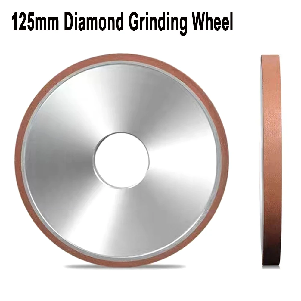 

125mm Diamond Grinding Wheel 150 Grit Flat Abrasive Grinding Wheel Disc For Tungsten Steel Mill Cutter Sharpenr Abrasive Tools