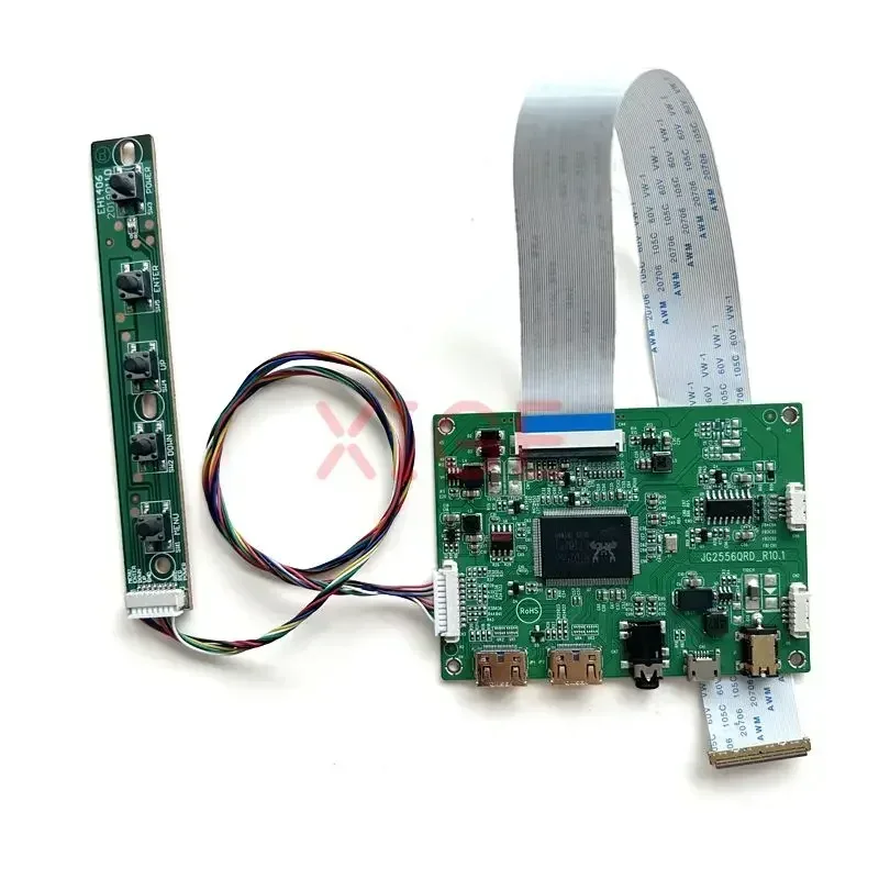 Driver Controller Board สําหรับ NT156WHM-T00 N156BGN-E41 15.6 "USB Micro แล็ปท็อปหน้าจอ 1366x768 40 Pin EDP 2 HDMI-Mini ชุด DIY