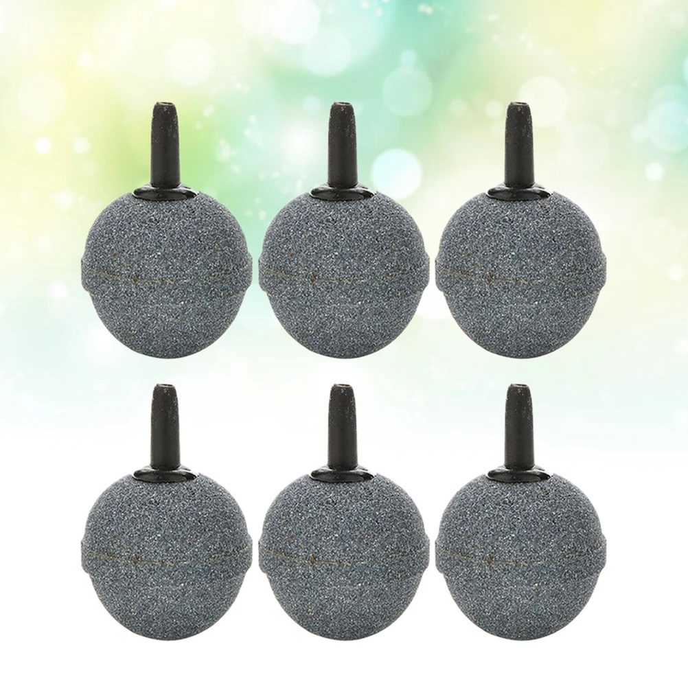 

12 Pcs Air Stone Bubble Diffuser for Aquarium Fish Tank Bowl Small High Quality Mineral Material Oxygen Supply