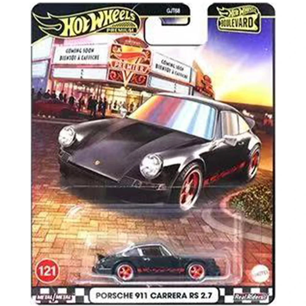 Hot Wheels Cars Boulevard GJT86 Porsche Carrera 2.7 RS Bugatti Chiron 1:64 Diecast Vehicle Model Cars Toys Boys Gift