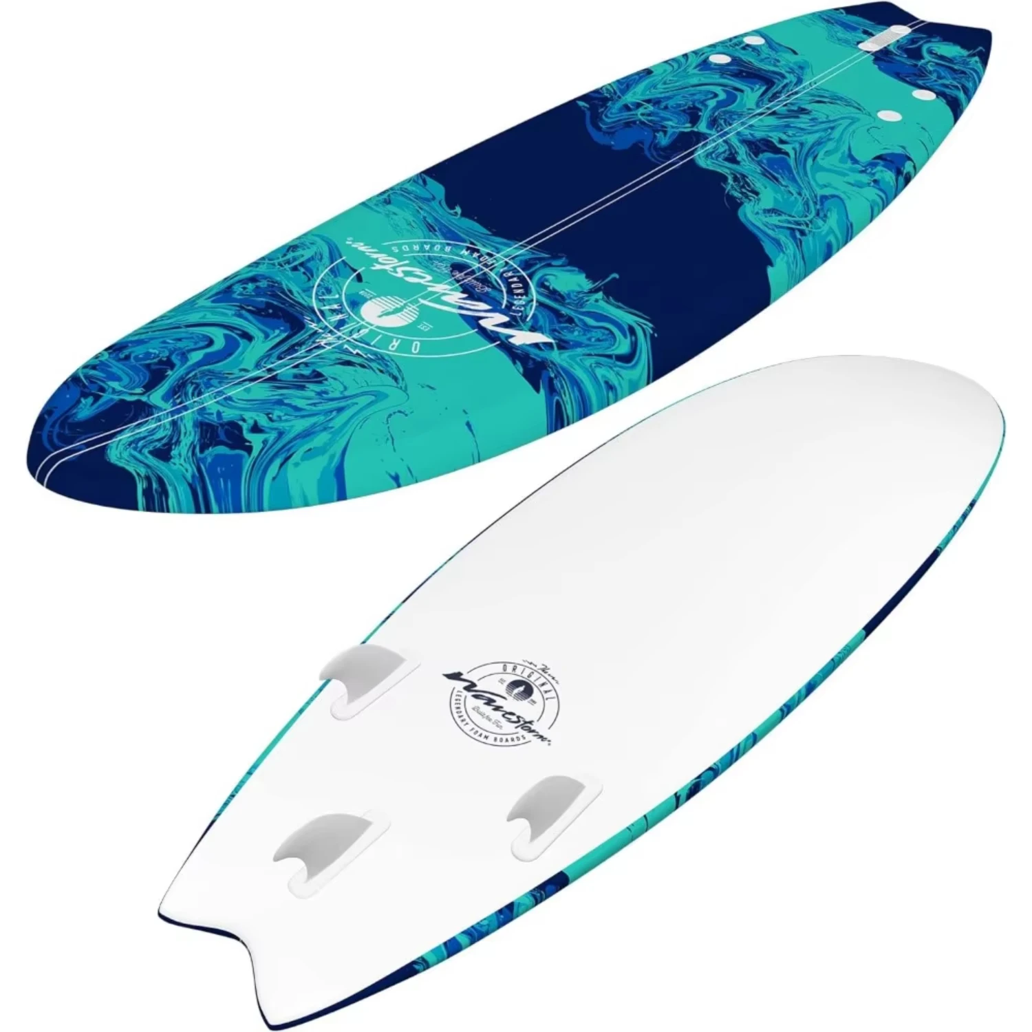 Inflatable  Board -Foam 5'6” Surfboard Surfboards and Paddleboards Wakeboard Stand  Paddle Board Padel Surf Swimming Water