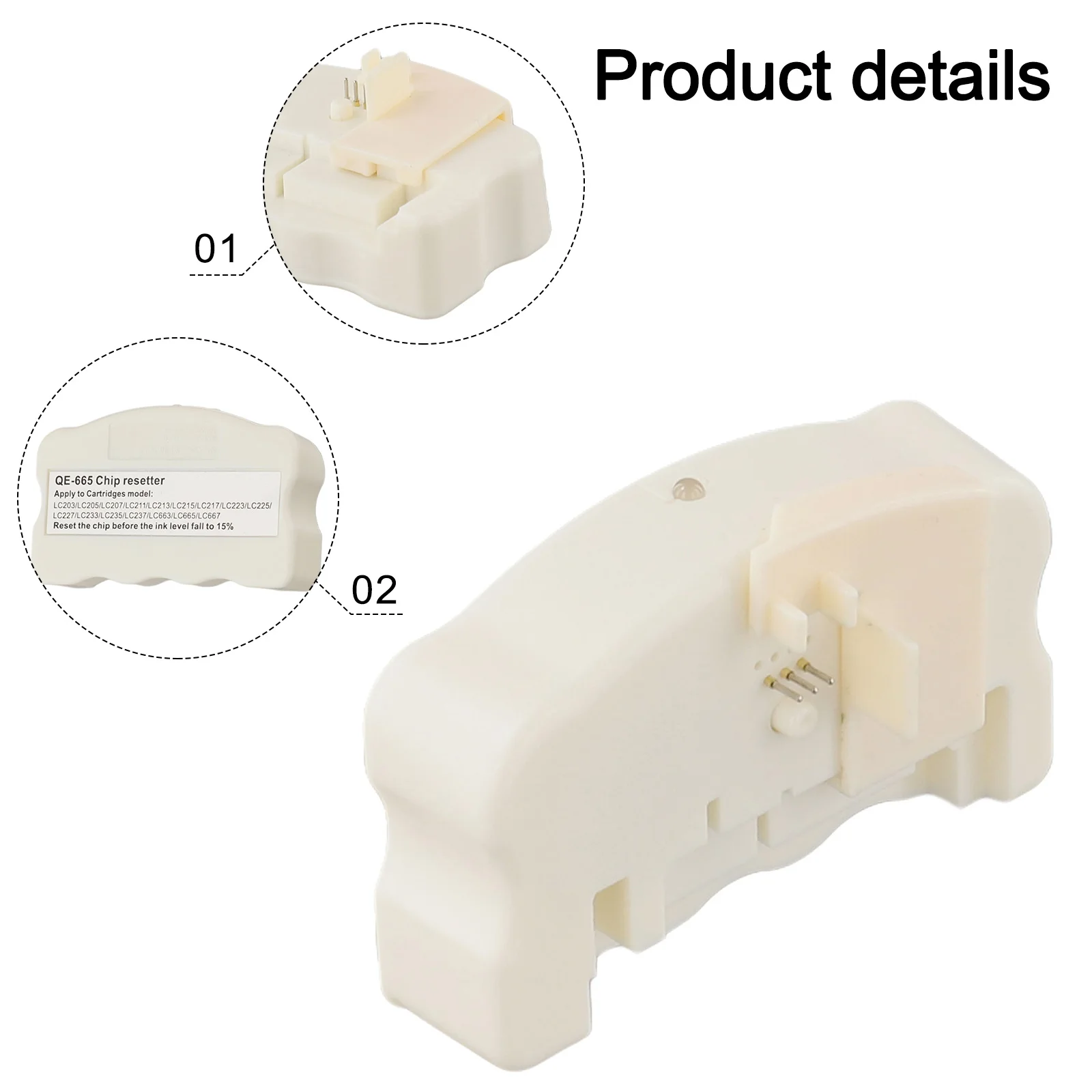Premium and Eco Friendly Ink Cartridge Chip Resetter for Ⅰ Ⅱ Printers Reuse Cartridges and Reduce for impact Premium