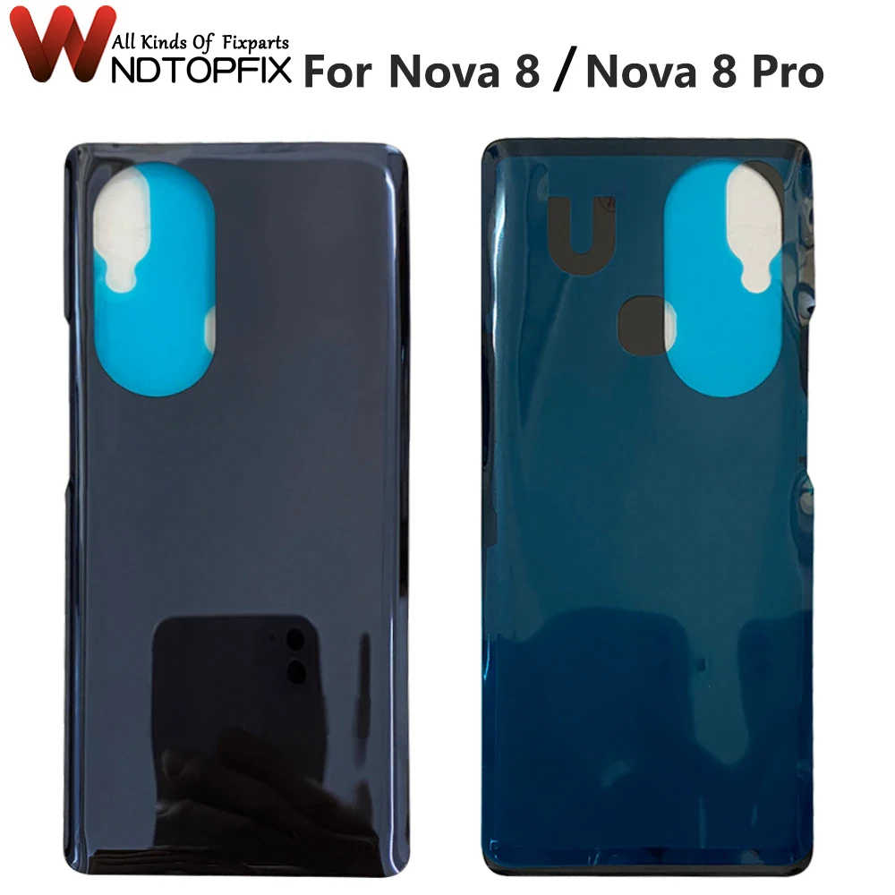 

Back Battery Cover For Huawei Nova 8 Pro 5G Back Cover Glass Repair Parts For Huawei Nova 8 Back Cover