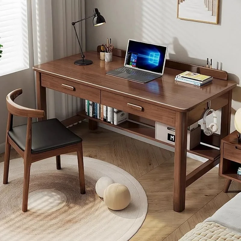 Solid wood Simple household student writing Adult computer Bedside Chinese study table