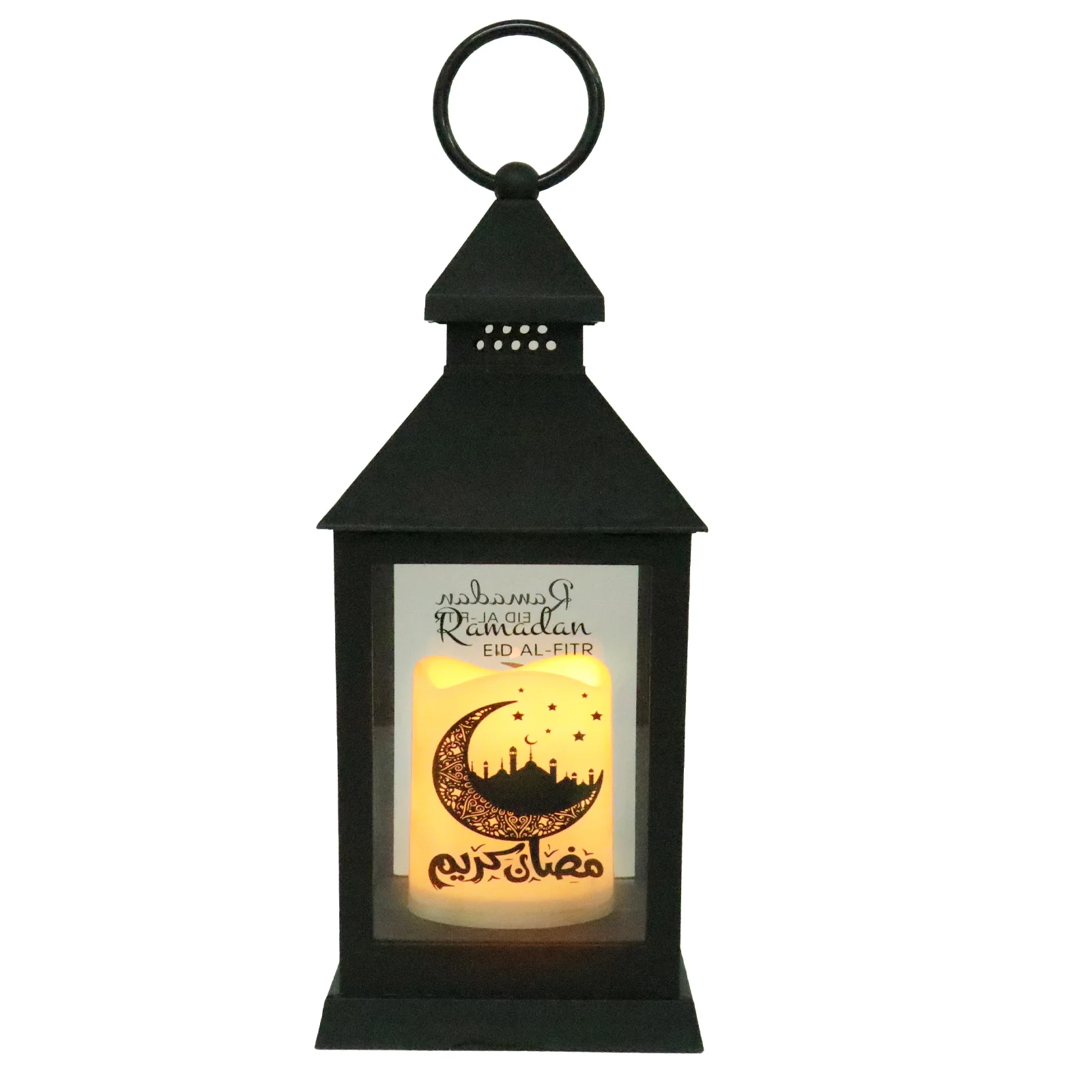 1 قطعة مصباح رمضان بالطاقة LED محاكاة مهرجان ضوء ديكور المنزل ديكور مصباح رمضان