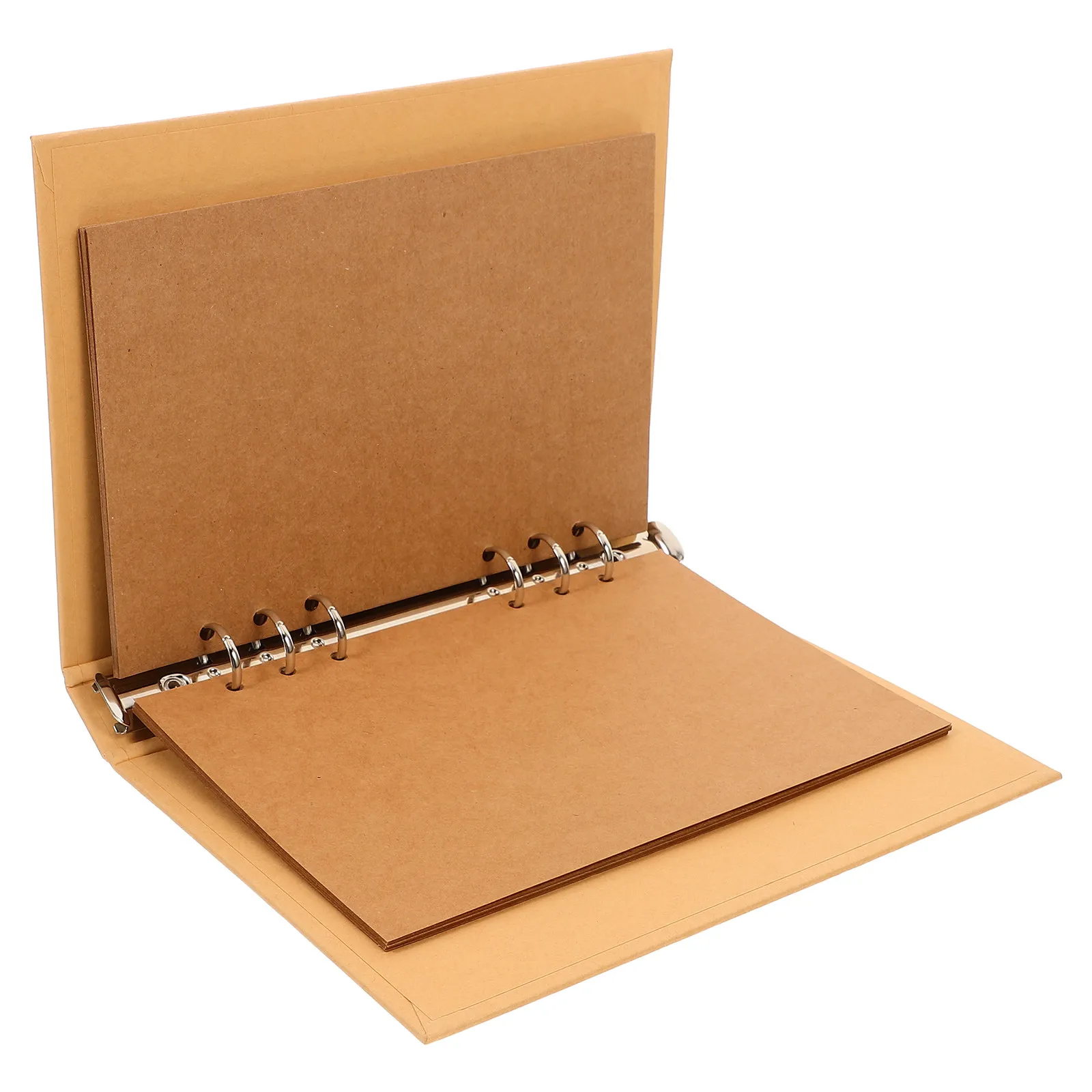 Professional Kraft Paper Binder Shell Notebook Cover for Journaling, Sketching, Studying & Business Travel