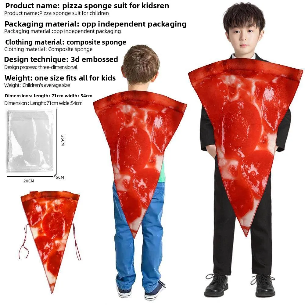 

Забавный костюм для косплея пиццы на Хэллоуин, ролевая опора для родителей и детей, маскарадный костюм для выступлений, сценический этнический женский...