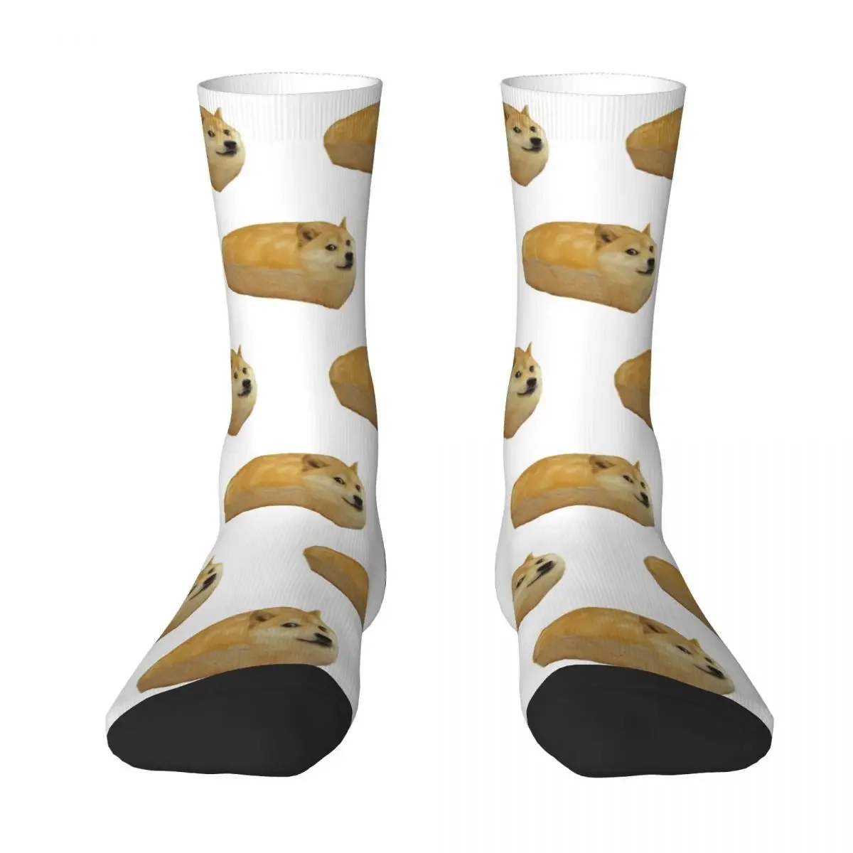 

Doge Loaf Of Bread Socks Harajuku High Quality Stockings All Season Long Socks Accessories for Unisex Gifts