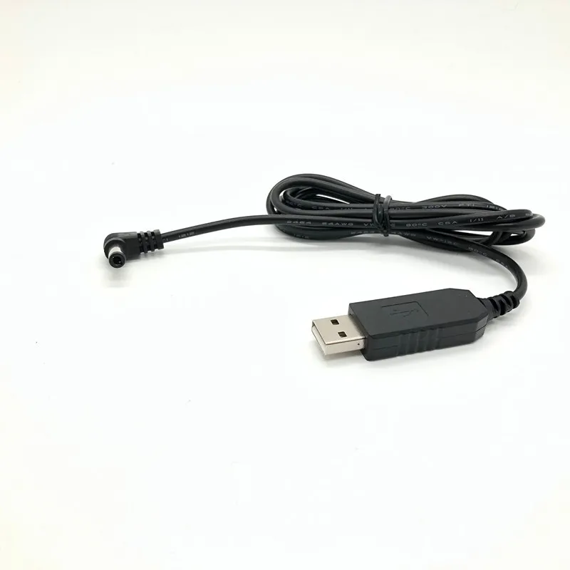 Kabel Adaptor Step Up USB DC 5V Ke 9V/12V 2.1X5.5Mm Sudut Kanan untuk Router Diskon Besar