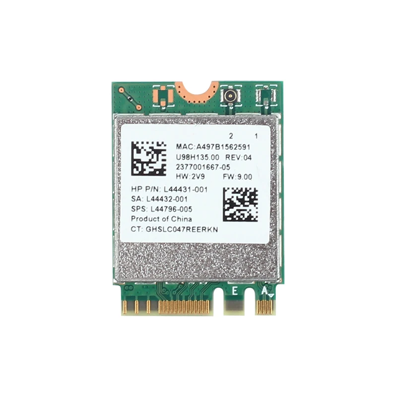 fenvi 1200Mbps RTL8822CE WiFi 5 Card  Bluetooth 5.1 Dual Band 2.4G/5GHz M.2 Network Wireless Adapter for Windows 10/11