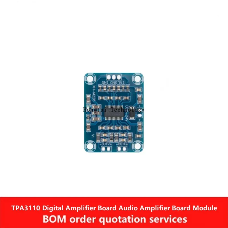 XH-M228 Digital Amplifier Board Audio Amplifier Board TPA3110 DC12-24V 15W*2 HD Module with Superior Performance to PAM8610