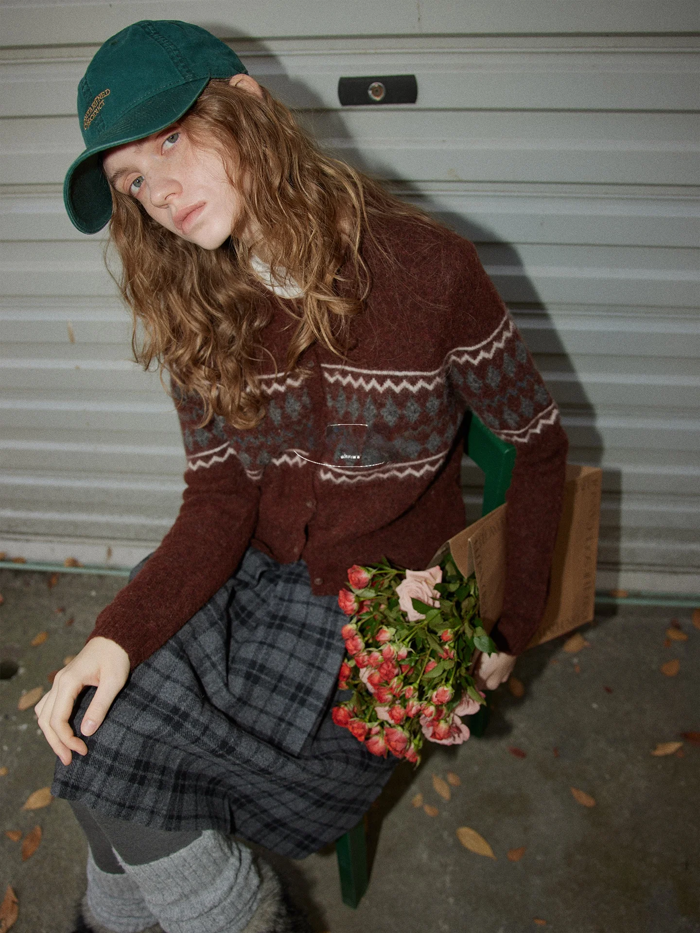 

BMLT Soft Knitted Sweater Women's Autumn Winter Cozy Island Pattern round Ne Long Sve Open Cardigan Warm Fluffy Top