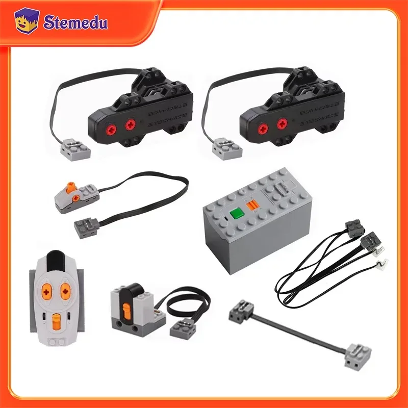 Fungsi Daya Blok Bangunan Teknis Motor 5292 Bagian Set Batu Bata PF Remote Control Mainan DIY Perakitan untuk Model Mobil MOC