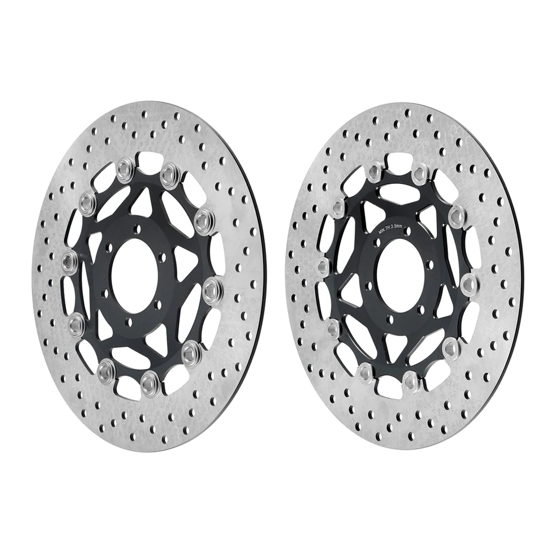 

STLFMotorcycle Front Brake Rotors Discs for YAMAHAs TZR250 FZR400RR FZ400 FZR400 XJR400 FZR600R FZS600 FZ750 TDM850 TRX850 FJ120