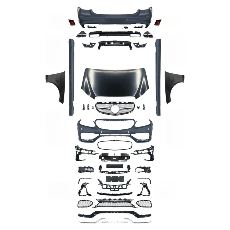 

Комплект обвесов для Mercedes-Benz S-класса W212 2014-2015, глянцевый черный