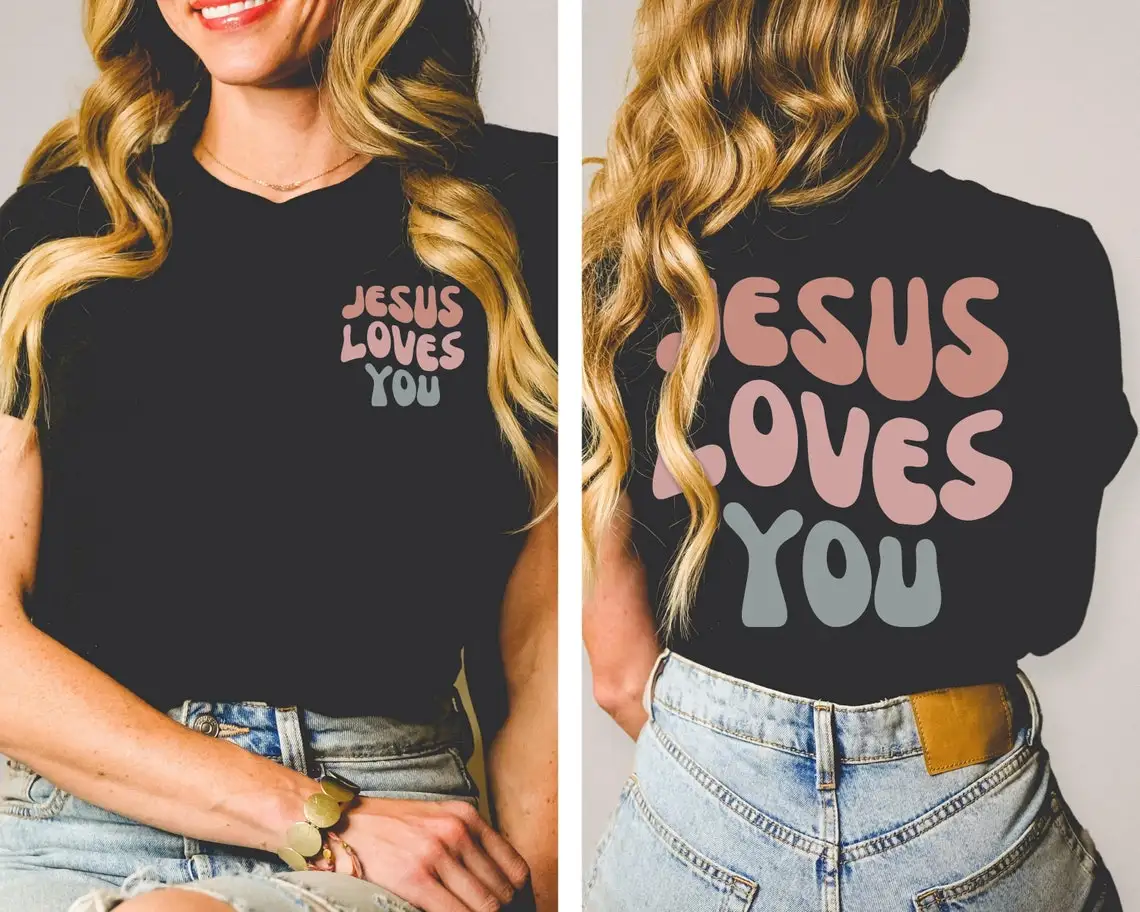 

Jesus Loves You Shirt Christian Shirt Religious Shirt Jesus Shirt Bible Verse Shirt Christian Merch Christmas Shirt