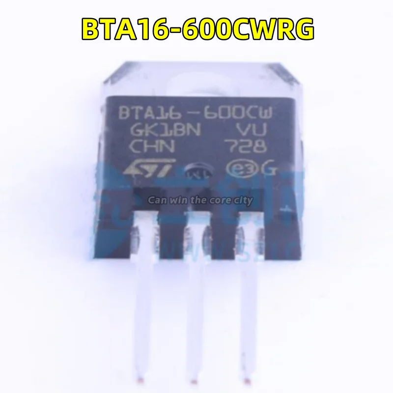 

1-100 PCS/LOT Brand new original BTA16-600CWRG Bidirectional SCR BTA 16-600CW is inserted straight into TO220