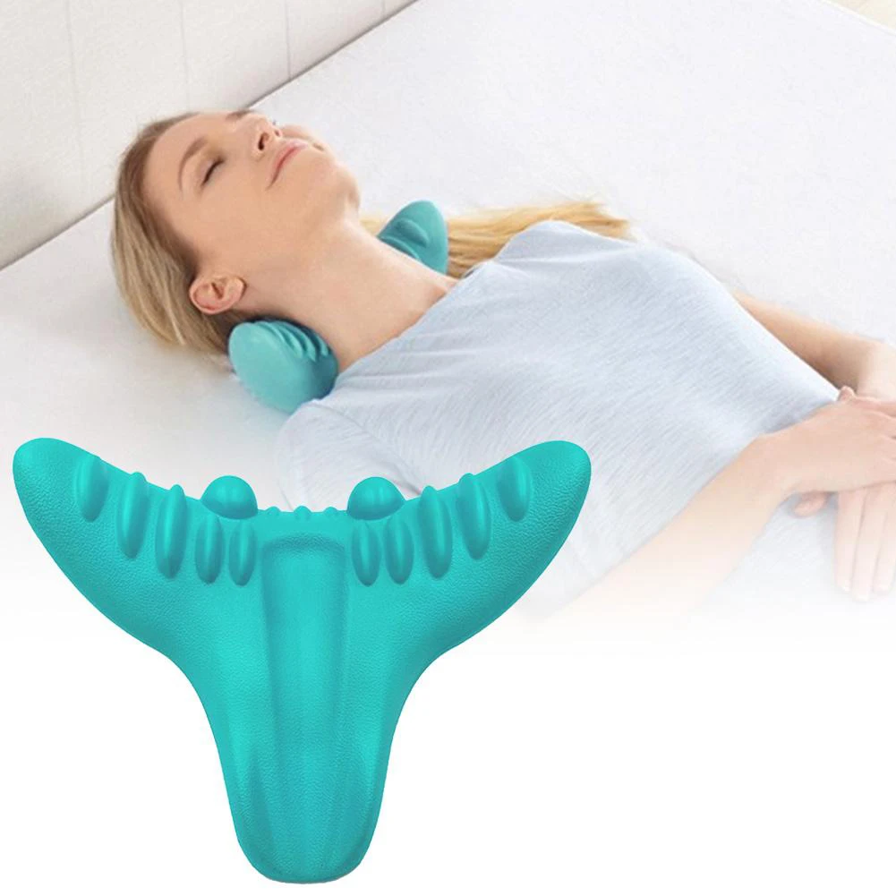 

Cervical Neck Massager Relaxer Pillow Gravity Chiropractic Massage Pillow Neck Traction C-Rest Shoulder Pain Relief Tool