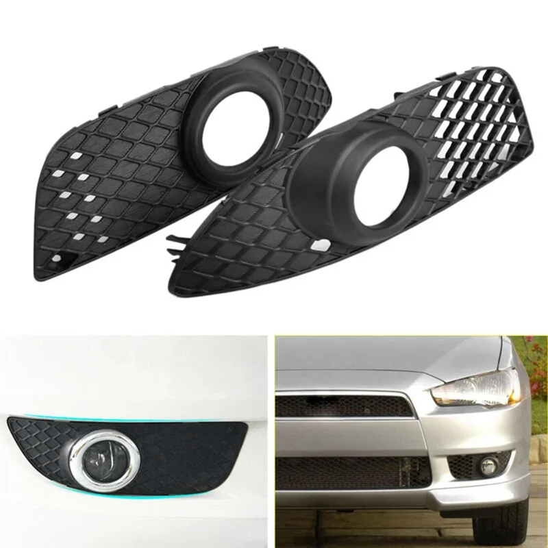Automotive Fendinebbia Griglia di Copertura Griglia Inferiore Fendinebbia Telaio Per Mitsubishi Lancer 2008-2013 Accessori 8321A263 8321A264-AT6