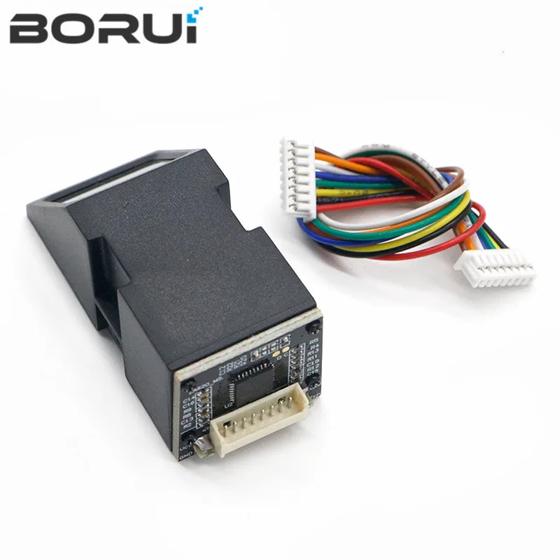 Óptico Fingerprint Reader Sensor Módulo para Arduino Fechaduras, Interface De Comunicação Serial, AS608