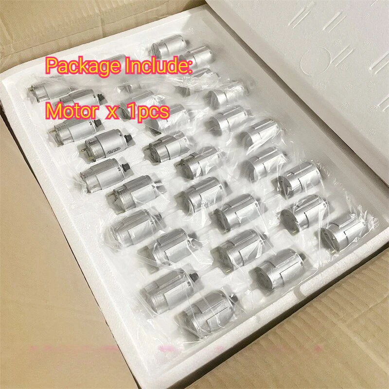 RS385-ST/17125/DV Carbon Brush Motor DC 6V 12V 18V 24V 8700RPM Gear 16 Teeth Lowpower High Torque for Printer Office Equipment