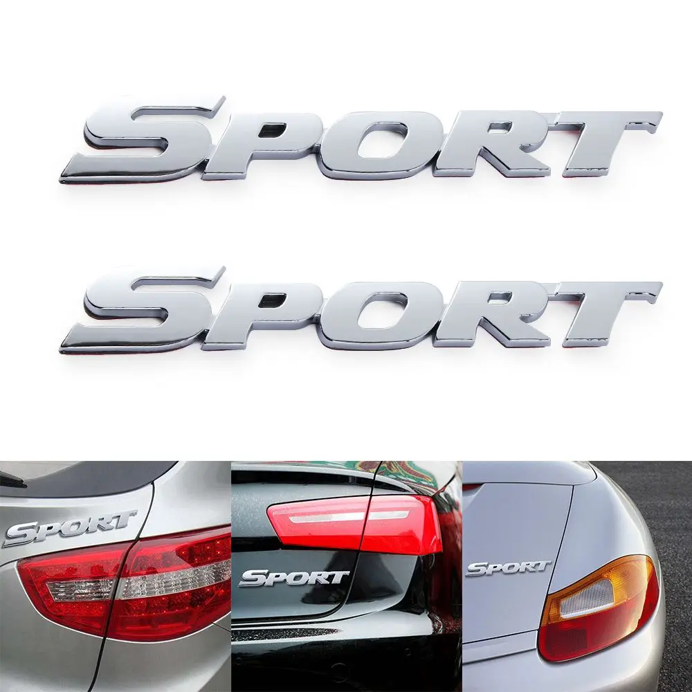 Sport Embleem Badge Deur Sticker Auto Styling 3d Abs Logo Auto Sticker Auto Accessoires