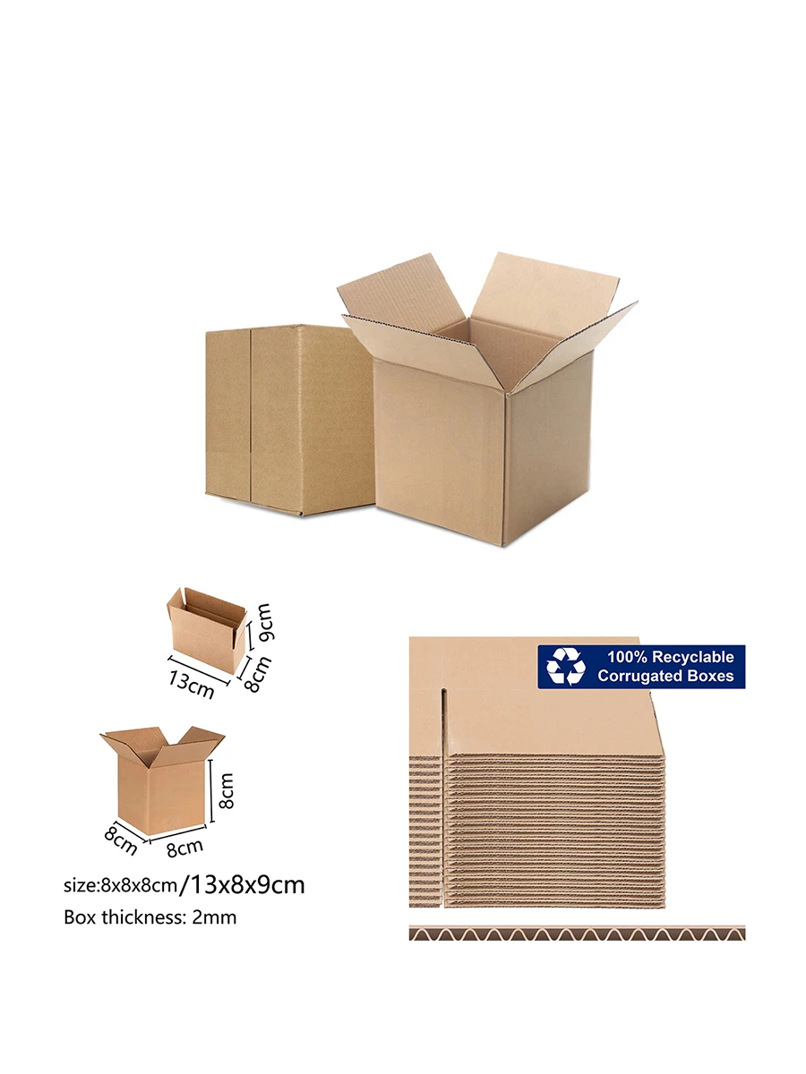 10-20-pecas-caixas-de-papelao-ondulado-8x8x8-13x8x9cm-para-envio-mudanca-e-armazenamento-resistentes-para-artesanato-e-transporte-pesado