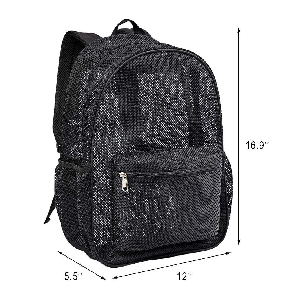 

2023 New Fashion Household goods Storage Bag Backpack Mesh Backpack Fitness Club Swimming Travel Beach Outdoor Sports Camping Ea