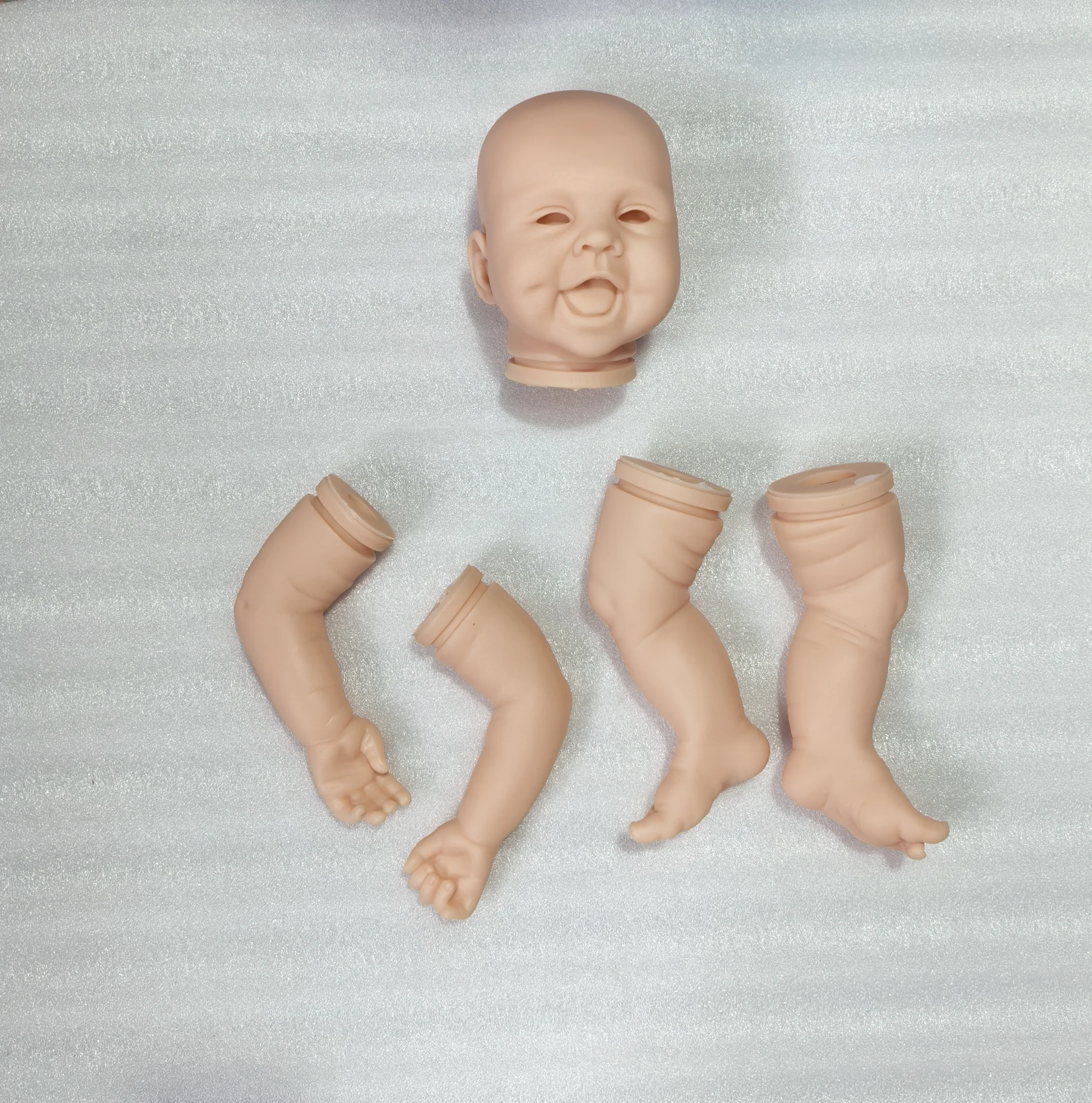 NPK 20inch Smiley Lisa Reborn Doll Kit - DIY Unfinished Toys for Collectors Clearance Sale
