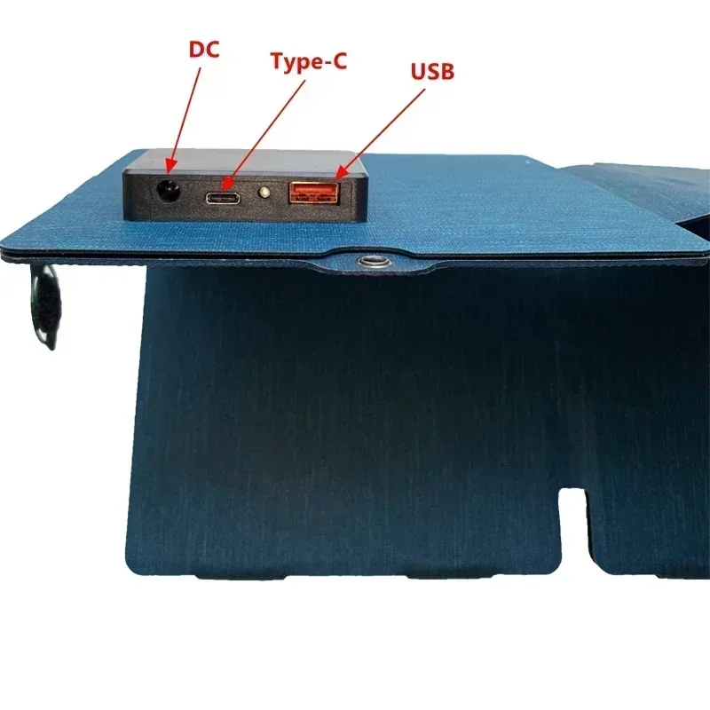 Panel Solar plegable ETFE, cargador Solar portátil de 150W, 5V/12V, resistente al agua, alimentación móvil USB + tipo C + CC para acampar al aire