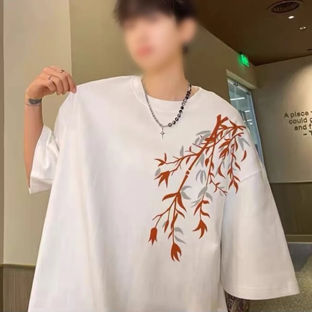 

Summer Tshirt Men Women O-neck Tops Trendy Street Printed Y2k T-shirt Oversized Unisex Tee Shirt Harajuku Male Tops Streetwear