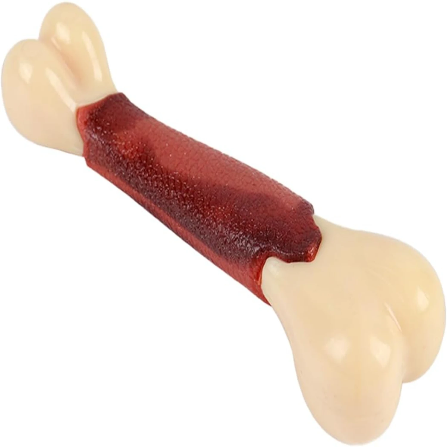 High-Quality Durable Beef Flavor Nylon Chew Toys - Engaging and Long-Lasting - Ideal for Small to Medium Chewers with Aggressive