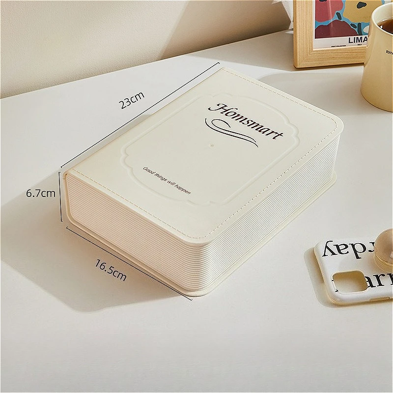 

Cable Management Box with Lid, Desk Organizer for Charging Cords, Dustproof Home Office Storage Box for Electronics & Cosmetics