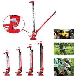 60/48 Inch Car Jack Manual Off-Road Vehicle Rescue Jack Car Monkey Climbing Bar Front Bar Holder Off-Road Jack Recovery Lifter