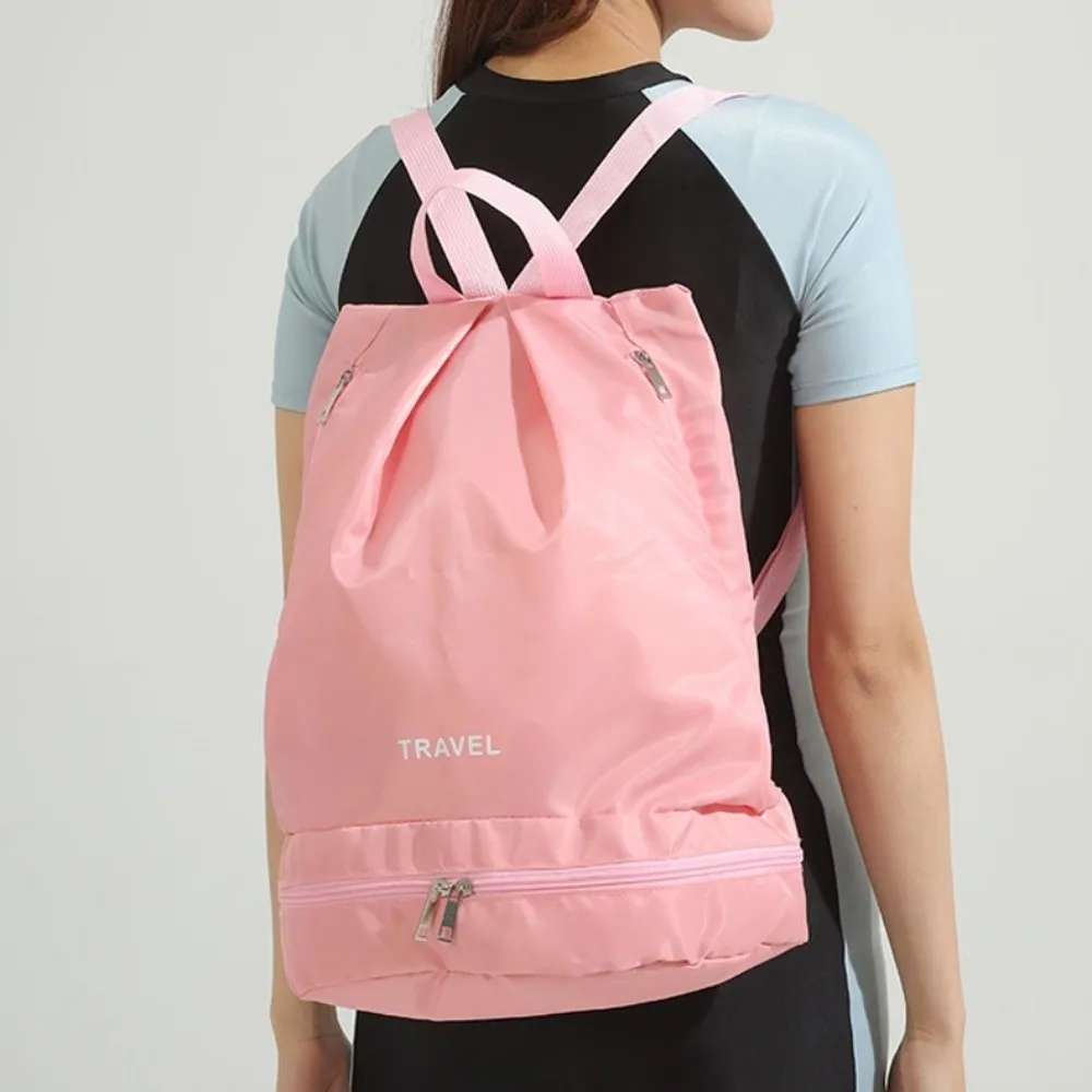 

Waterproof Swimming Bag Dry Wet Separation Lightweight Outdoor Beach Bag Simple Shoe Compartment Fitness Bag Water Sports