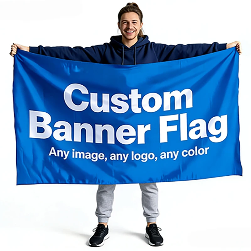Any Size Custom Banner Flag Logo Suitable For Indoor And Outdoor Spaces Bedroom Gardens Lawns Porches Decoration For Commercial