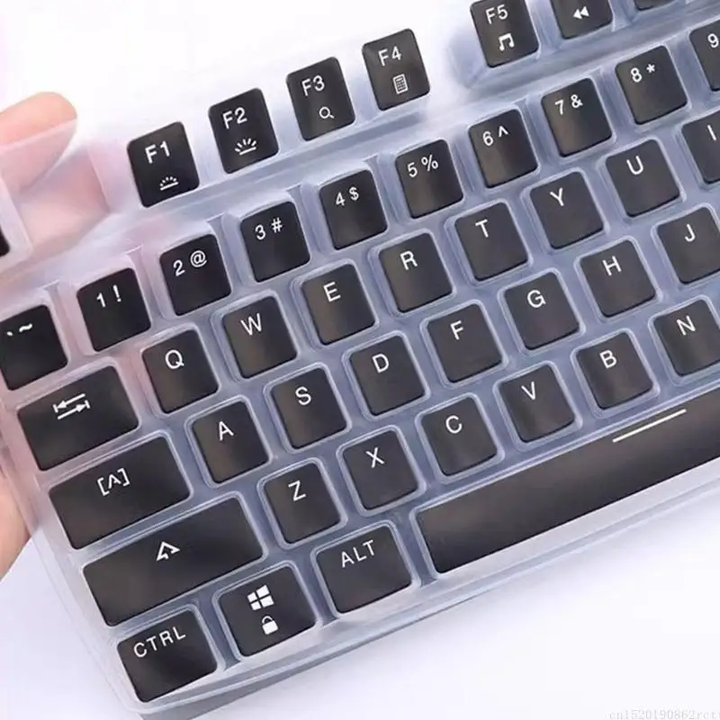 D5BB Silicone Keyboards Skin Protectors for K835 K855 TKL G412 TKL Keyboards Offers Water and Dust Resistance