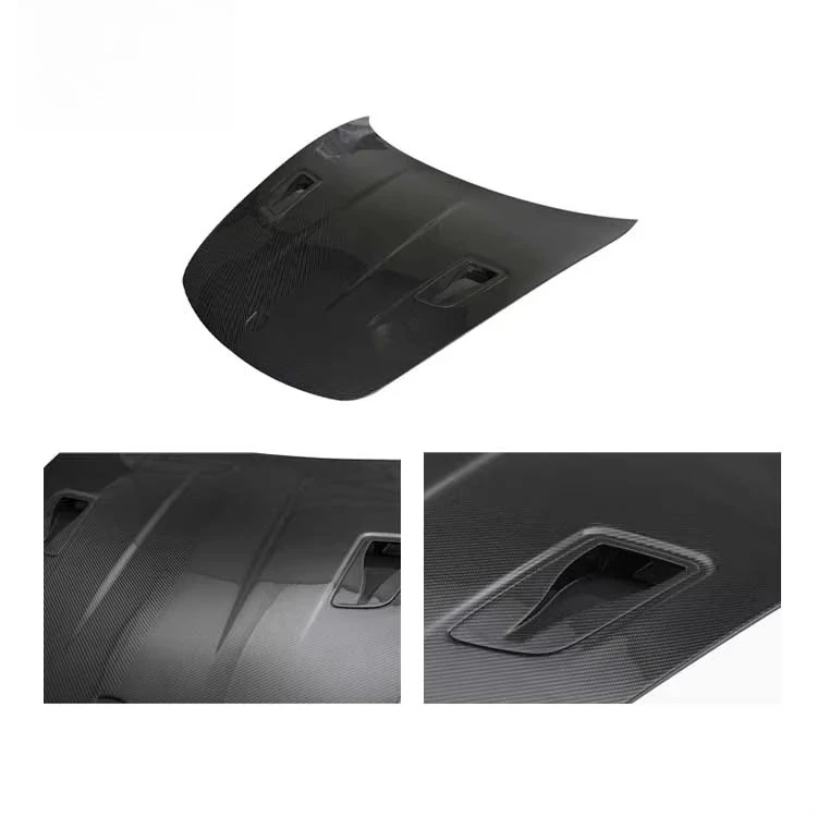 أغطية محرك من ألياف الكربون الجافة طراز RS العالمي لـ 718 جديد 718 981 982 987 غطاء غطاء محرك السيارة الأمامي