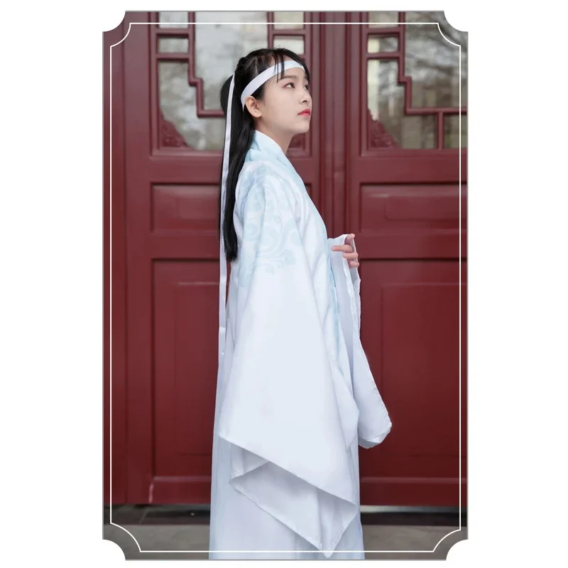 Dd12Lan Wangji Kostum Cosplay Mo Dao Zu Shi Asli LanZhan Wig Kuno Grandmaster Of Demonic Cultivation Kostum